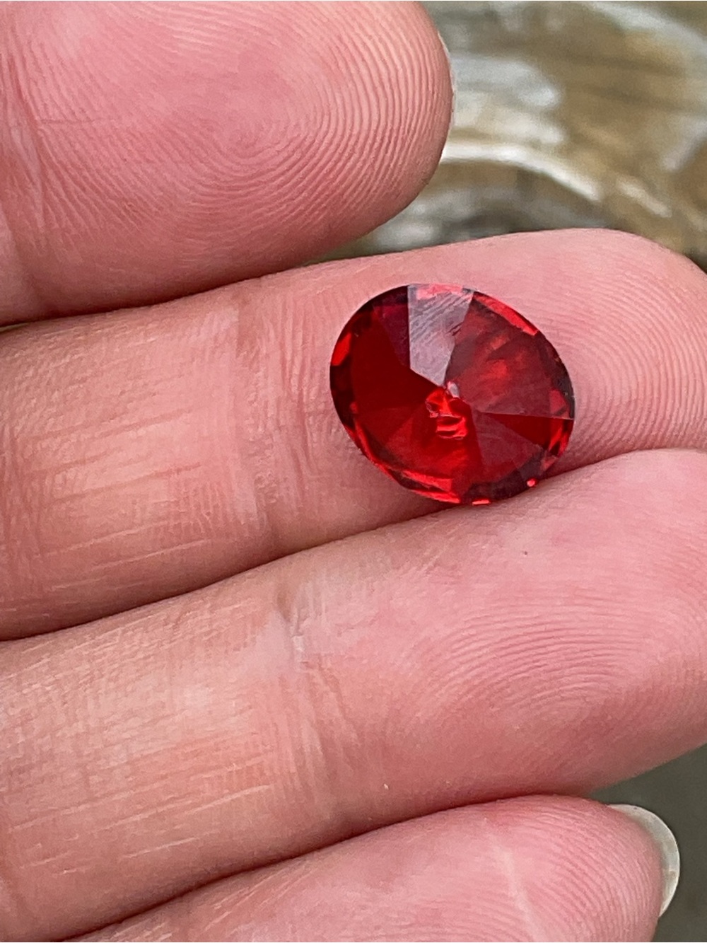 Lab Created Ruby Loosegem - Picture 4 of 6